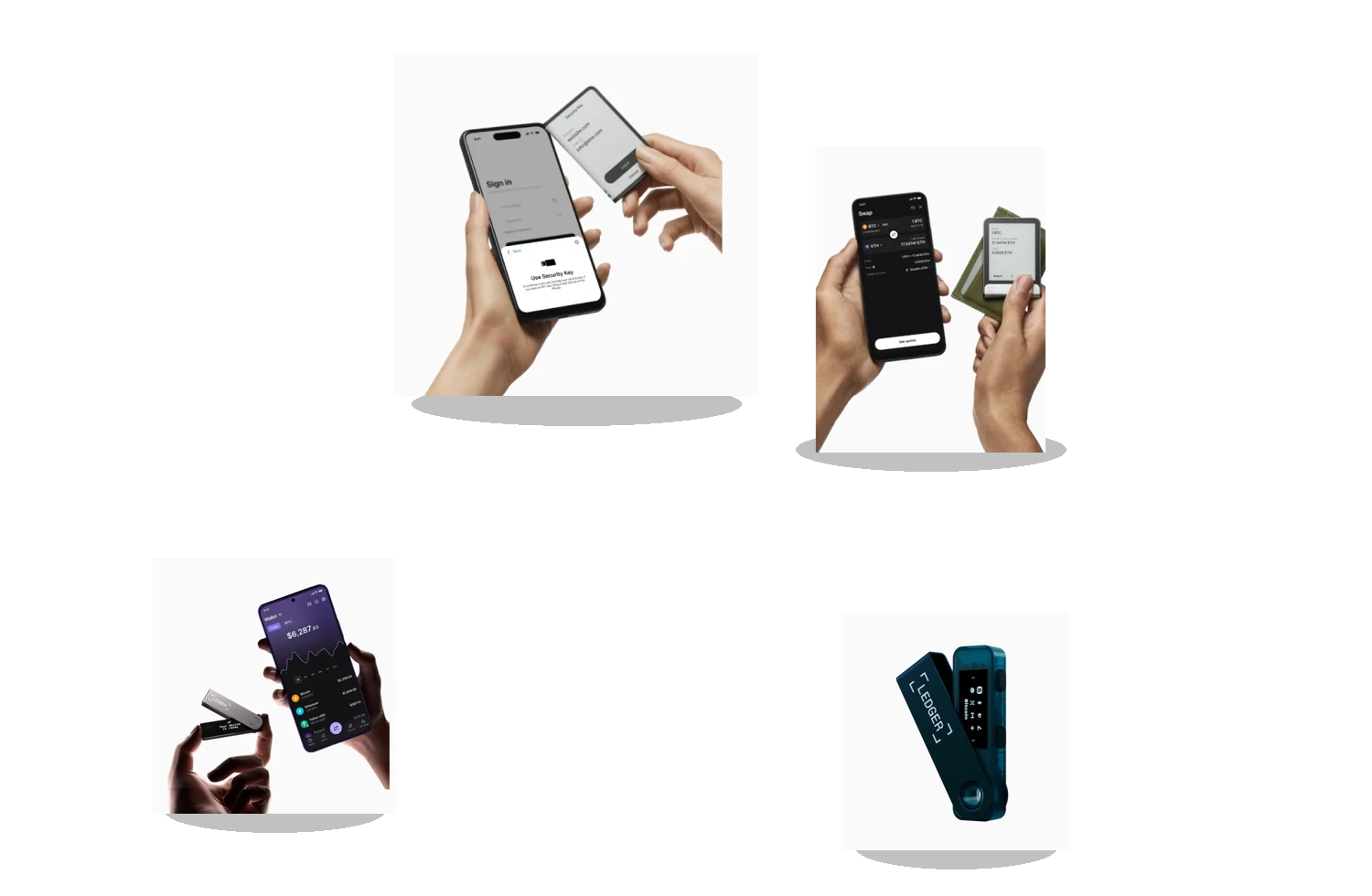 Ledger Nano S Plus Nano X Flex Stax 产品矩阵