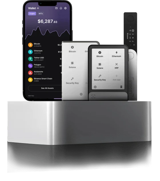 Ledger Wallet 下载和资产管理界面展示